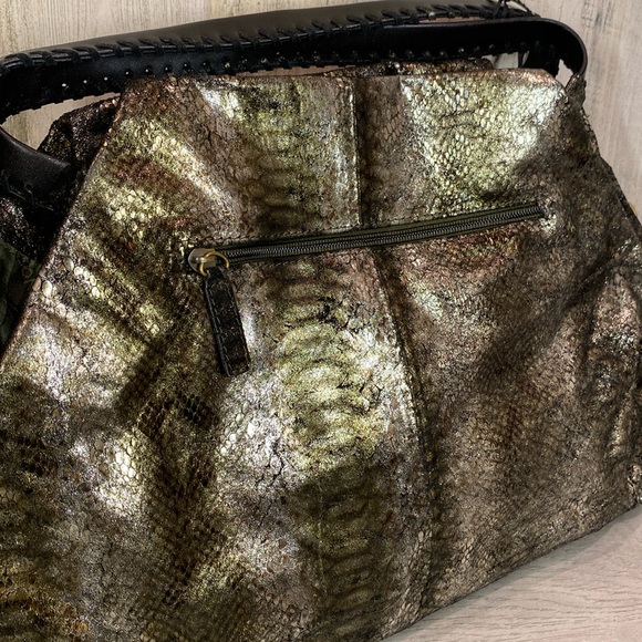 Charlie Lapson Genuine Leather Handbag - Picture 4 of 10